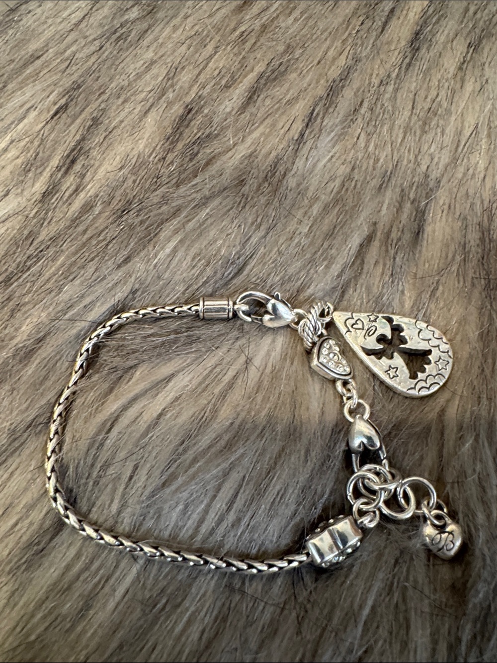 Brighton Silver Charm Bracelet - Silver Tone